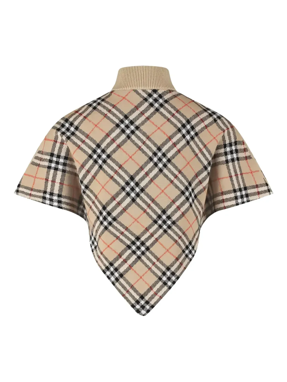 Burberry Kids ヴィンテージチェック ジップアップ ケープ - Neutrals - 画像2