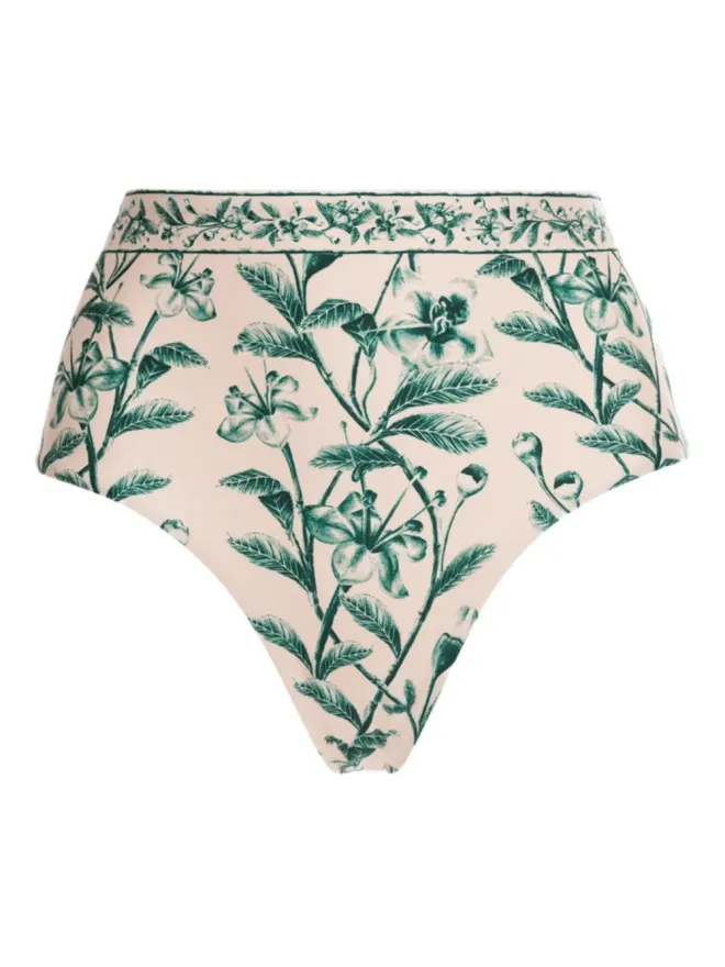 Agua by Agua Bendita Agua By Agua Bendita 花柄プリント ハイウエスト ビキニボトムスの商品画像