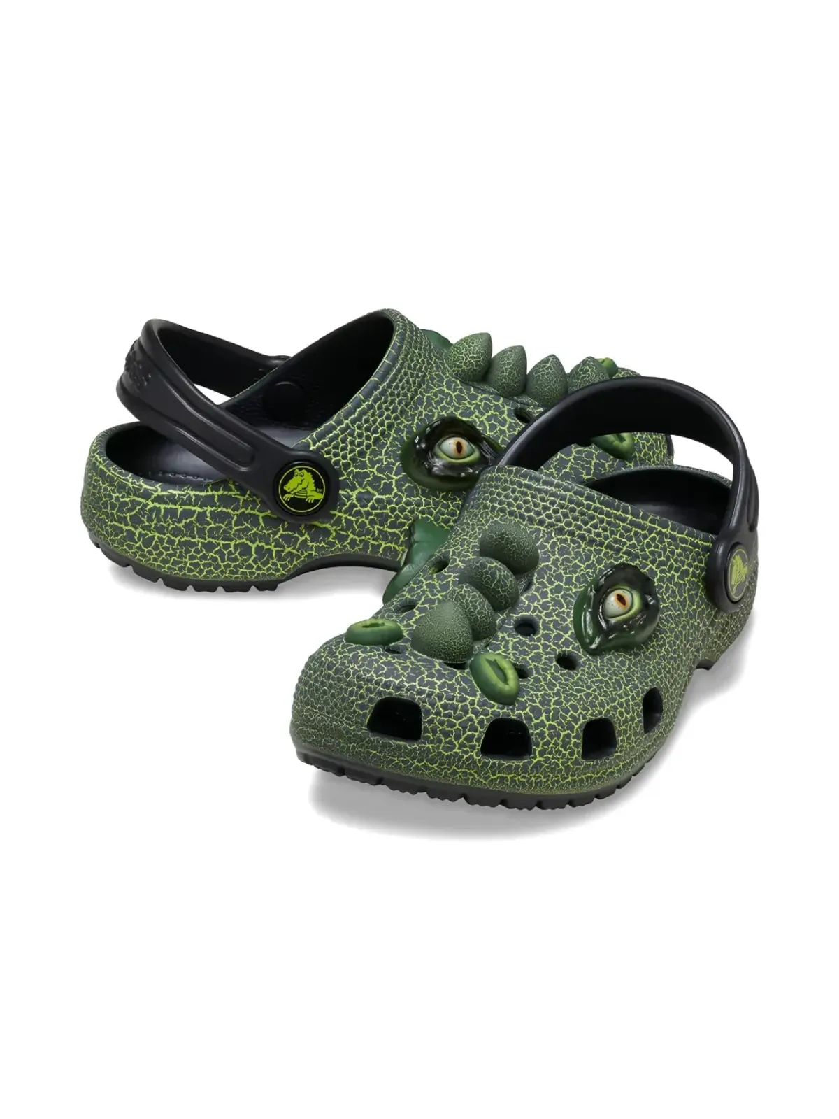 Crocs Kids IAM Scary Dino グリーン サンダル - 画像2