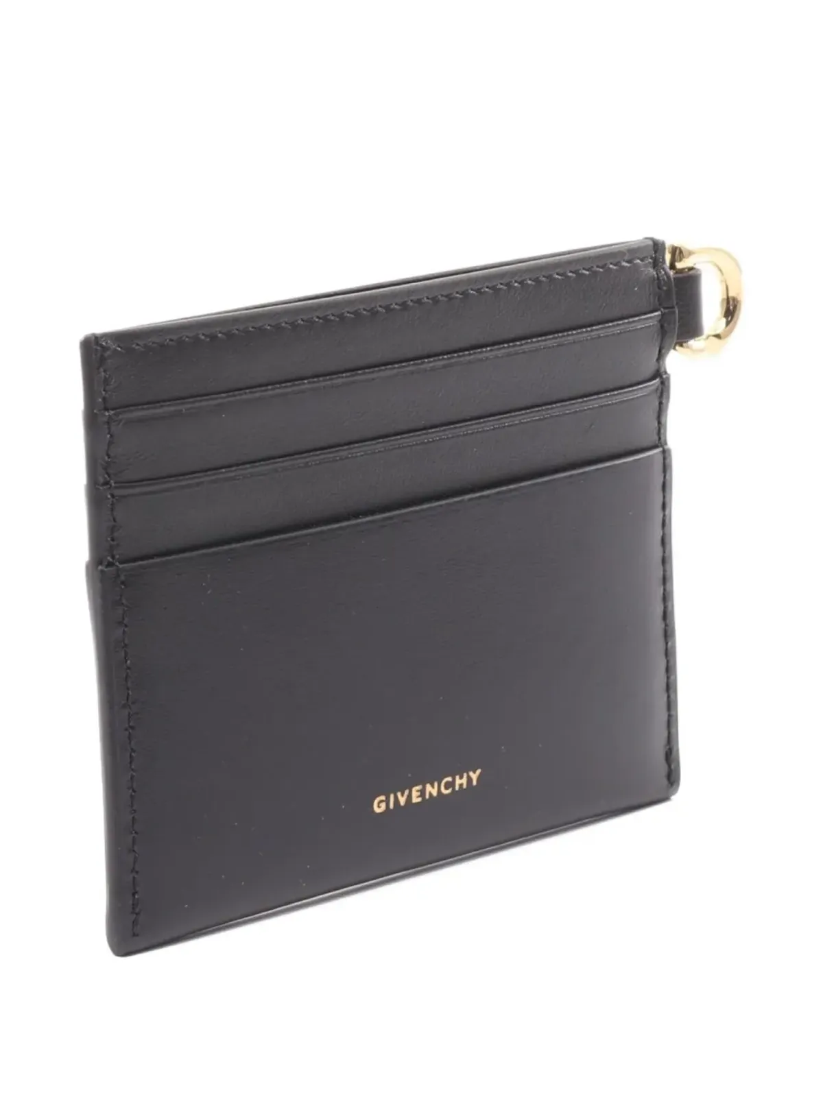 Givenchy Vintage 4G Liquid カードホルダー ブラック - 画像2