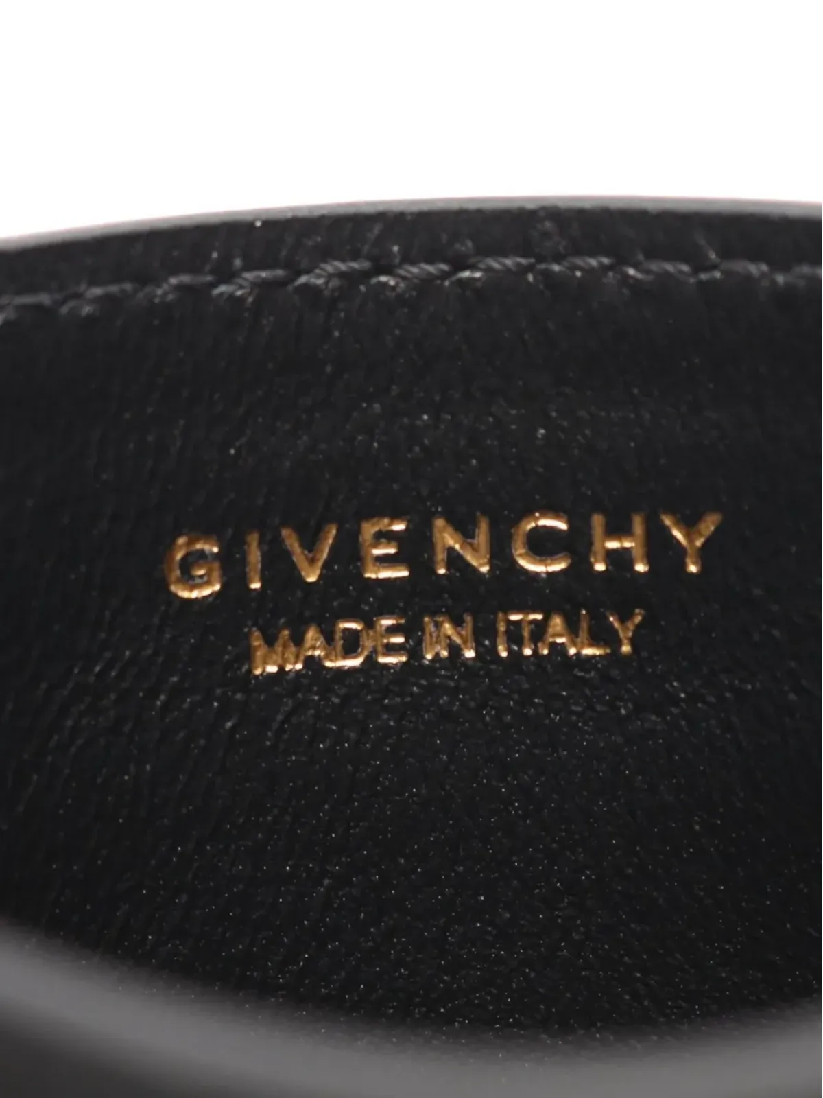 Givenchy Vintage 4G Liquid カードホルダー ブラック - 画像3