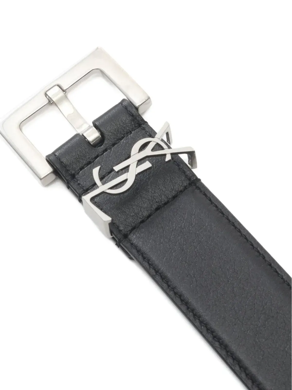 Saint Laurent Pre-Owned Cassandre レザーベルト - 画像5