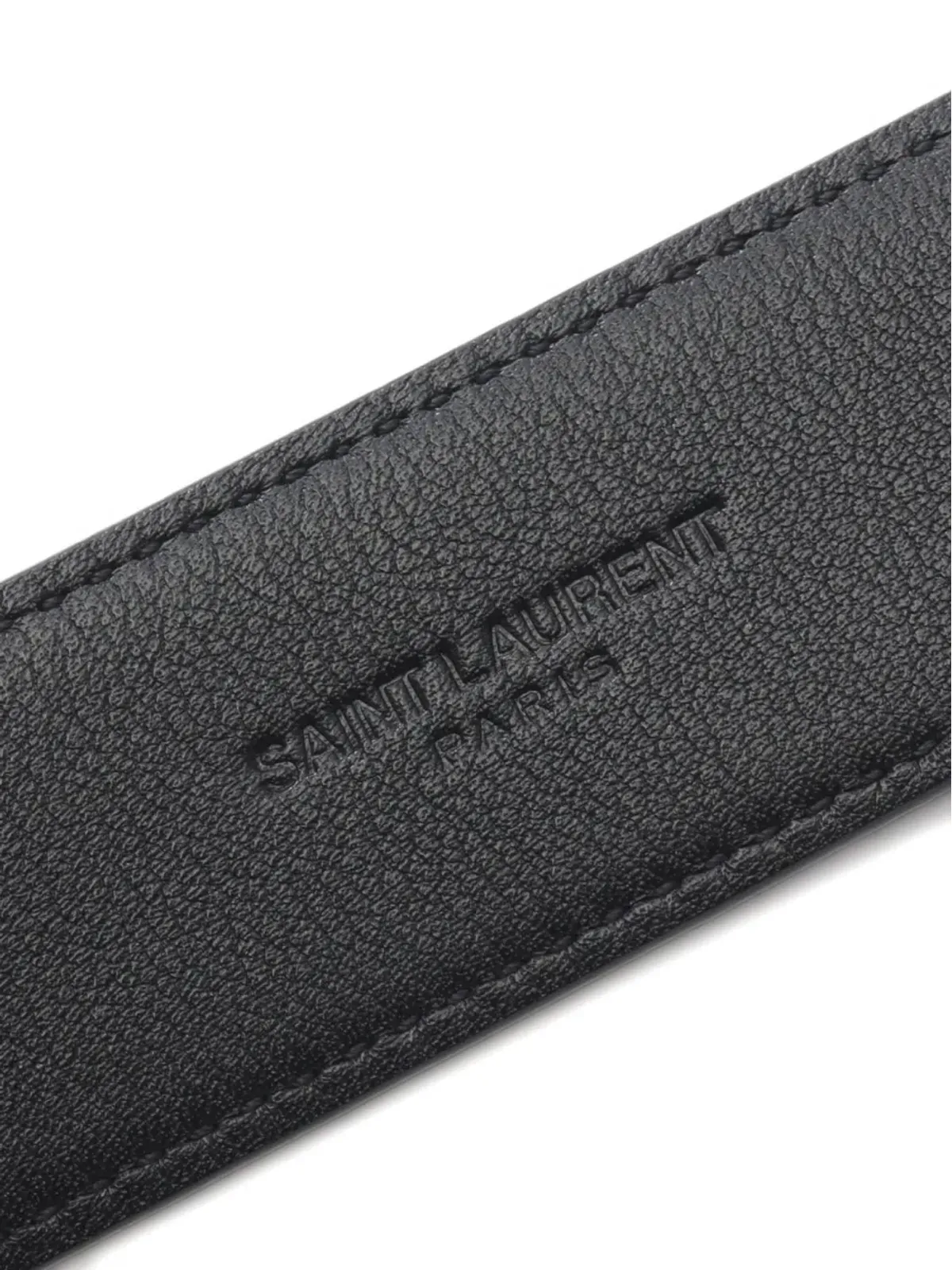 Saint Laurent Pre-Owned Cassandre レザーベルト - 画像3