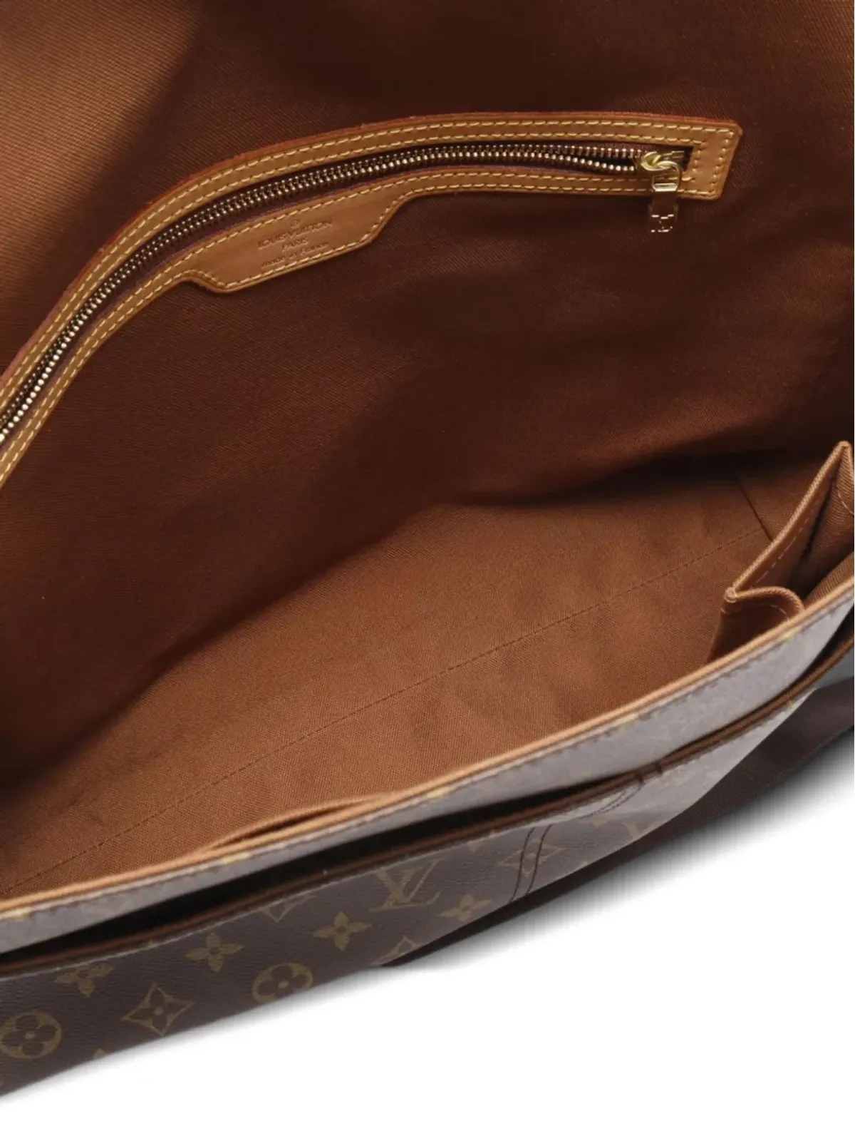 Louis Vuitton Pre-Owned 2001年頃 アベス モノグラム・ショルダーバッグ ブラウン - 画像3