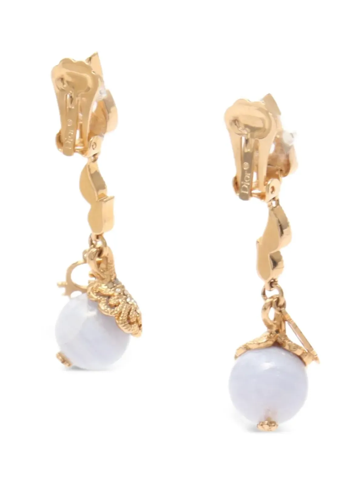 Christian Dior Pre-Owned ストーンピアス - 画像2