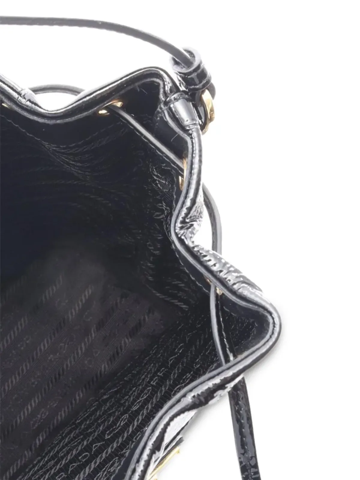 Prada Pre-Owned デュエット ナプラック バケットバッグ - 画像4