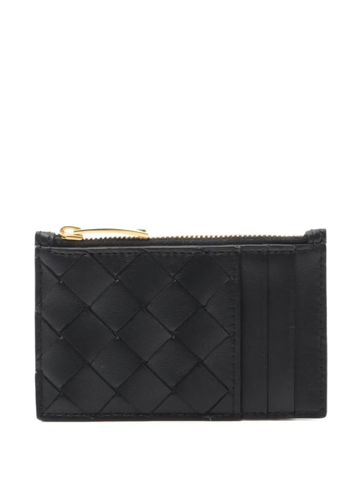 Bottega Veneta ビンテージイントレッチアート カードケース - ブラック - 画像1