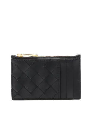 Bottega Veneta ビンテージイントレッチアート カードケース - ブラック - サムネイル1