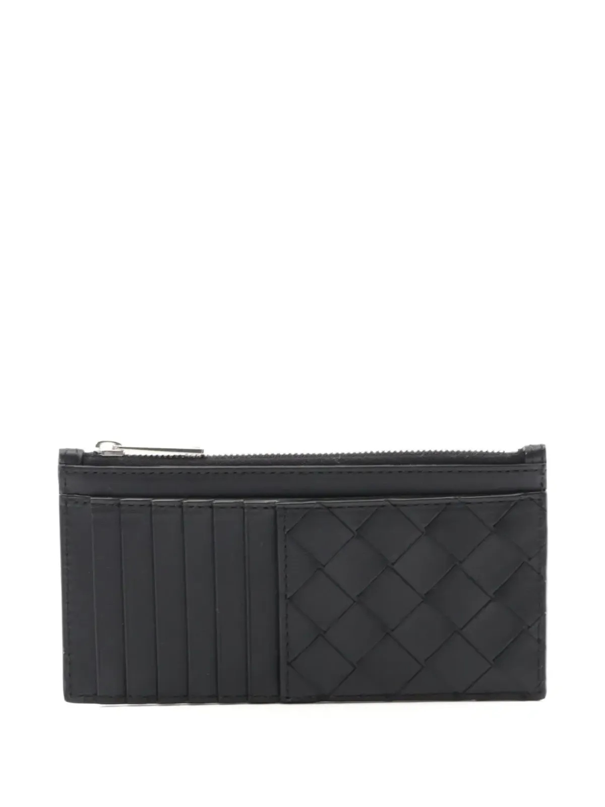 Bottega Veneta ビンテージ 2021 イントレチャート レザー ウォレット - 画像1