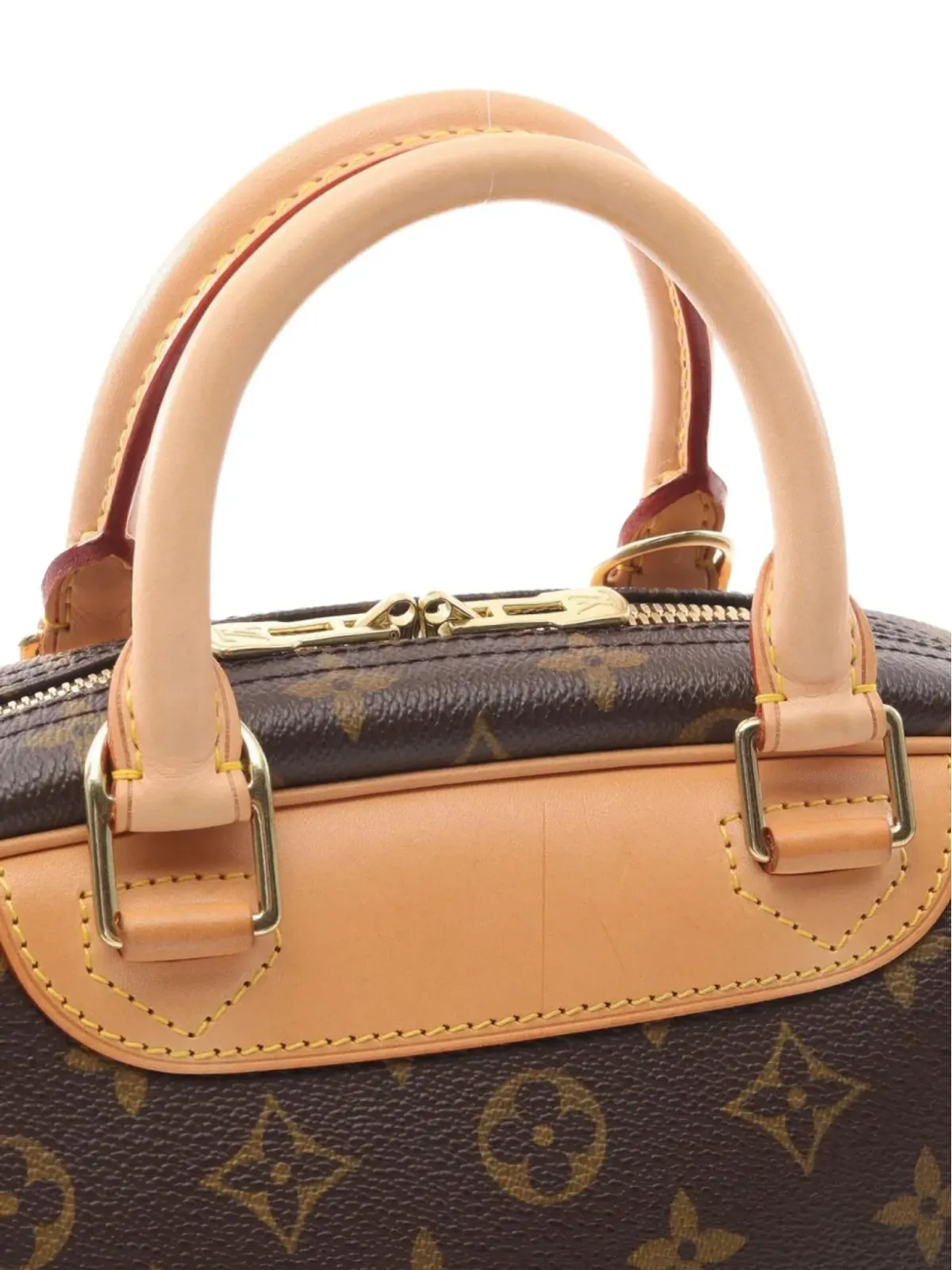 Louis Vuitton ビンテージ トゥルヴィル・モノグラム・ハンドバッグ - 画像3