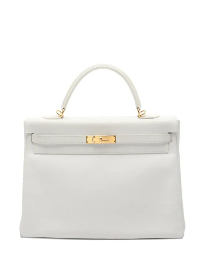 Hermès Pre-Owned Hermès Pre-Owned 2005 Kelly 35 トートバッグ - ホワイトの商品画像