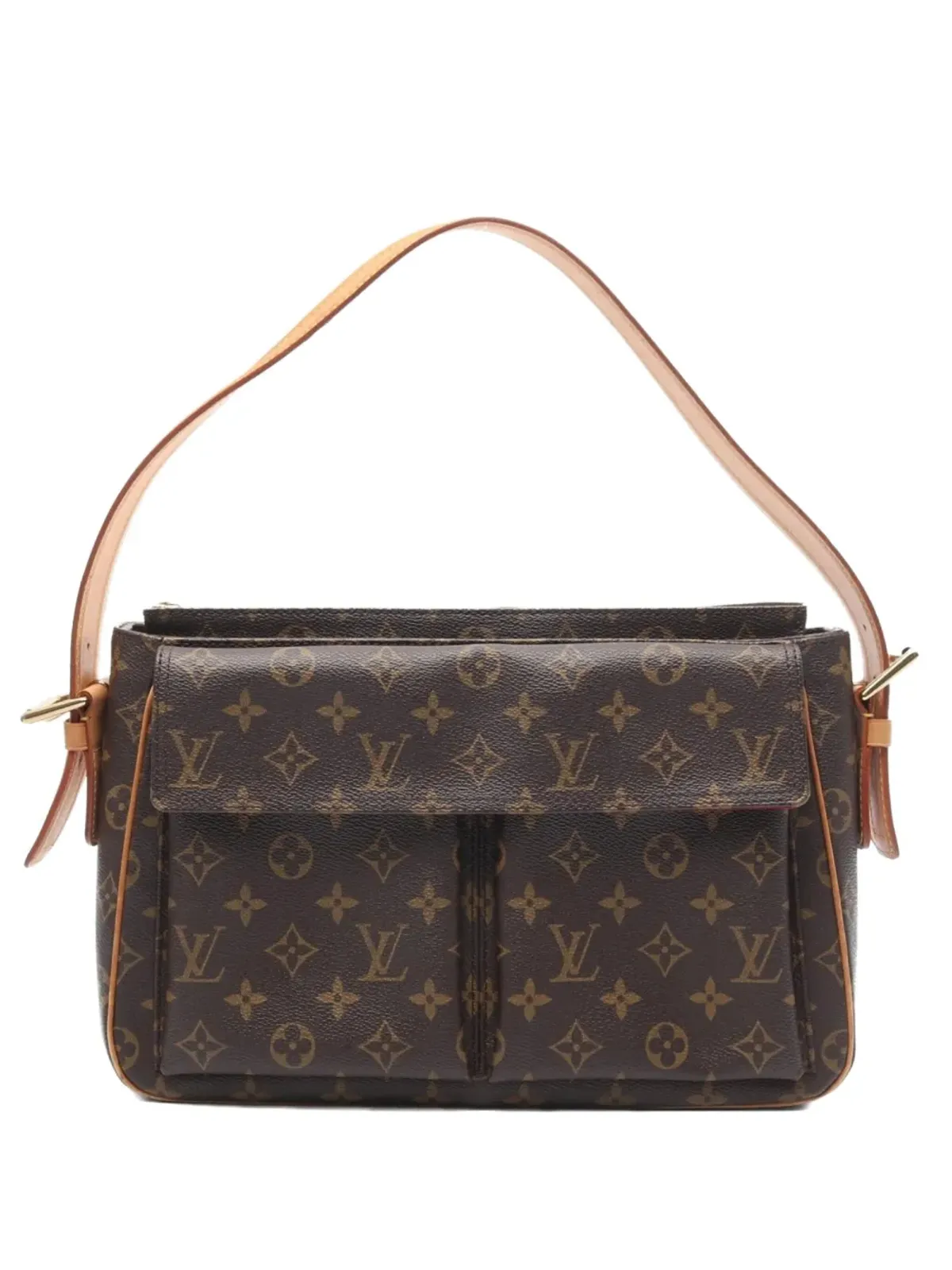 Louis Vuitton Pre-Owned ヴィヴァサイトGM ショルダーバッグ ブラウン - 画像1