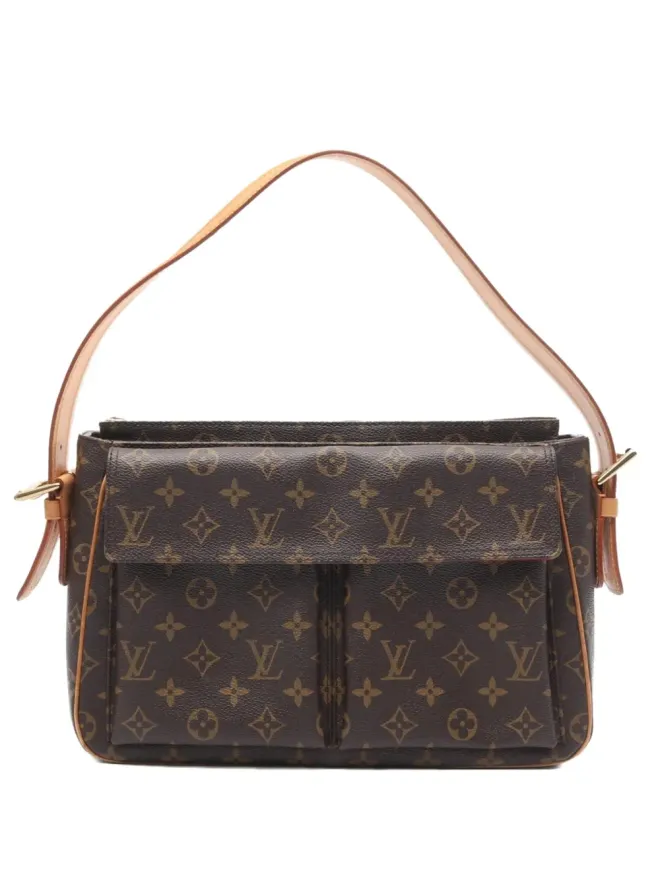 Louis Vuitton Pre-Owned Louis Vuitton Pre-Owned ヴィヴァサイトGM ショルダーバッグ ブラウンの商品画像
