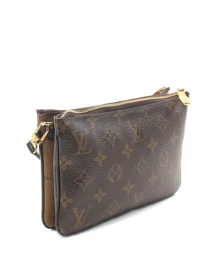 Louis Vuitton Pre-Owned ダブルジップ・モノグラム・ショルダーバッグ - サムネイル2