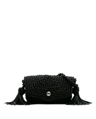 Bottega Veneta Pre-Owned クロスボディバッグ（ラムスキン・トーション・クラシック・タッセイル・ツイスト） - ブラック - サムネイル1