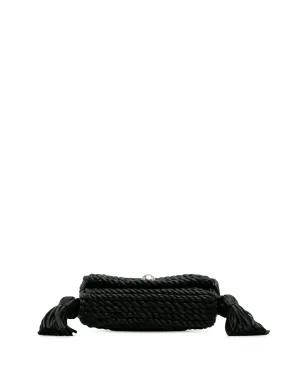 Bottega Veneta Pre-Owned クロスボディバッグ（ラムスキン・トーション・クラシック・タッセイル・ツイスト） - ブラック - サムネイル4