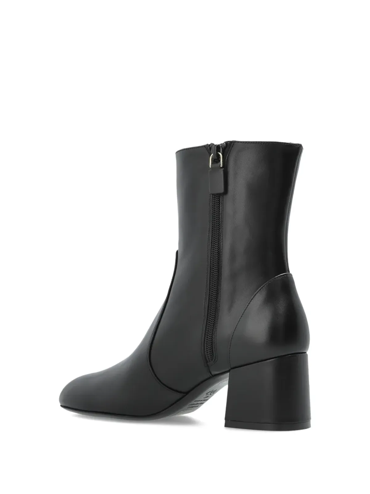 Stuart Weitzman レザー アンクルブーツ ブラック - 画像3