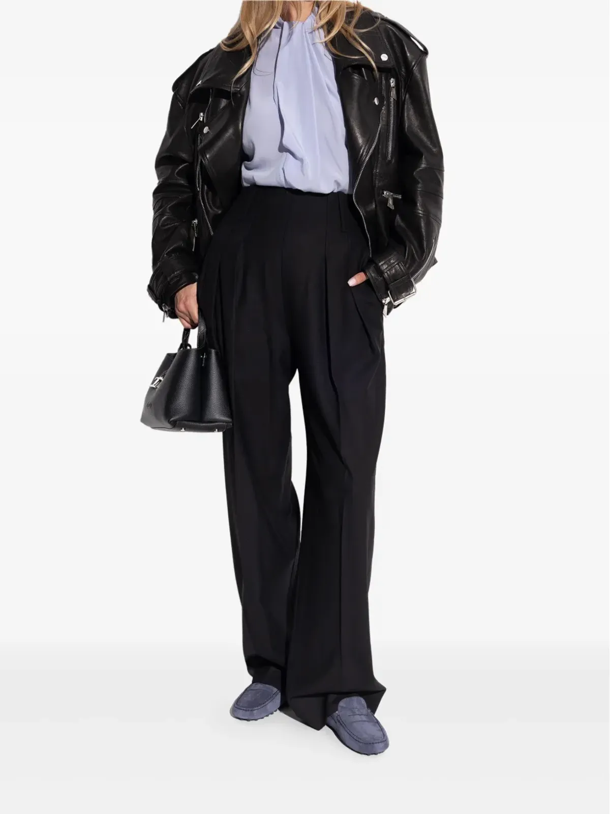 Tod's ゴンミーノ つぶ模様スエード ローファー - 画像5