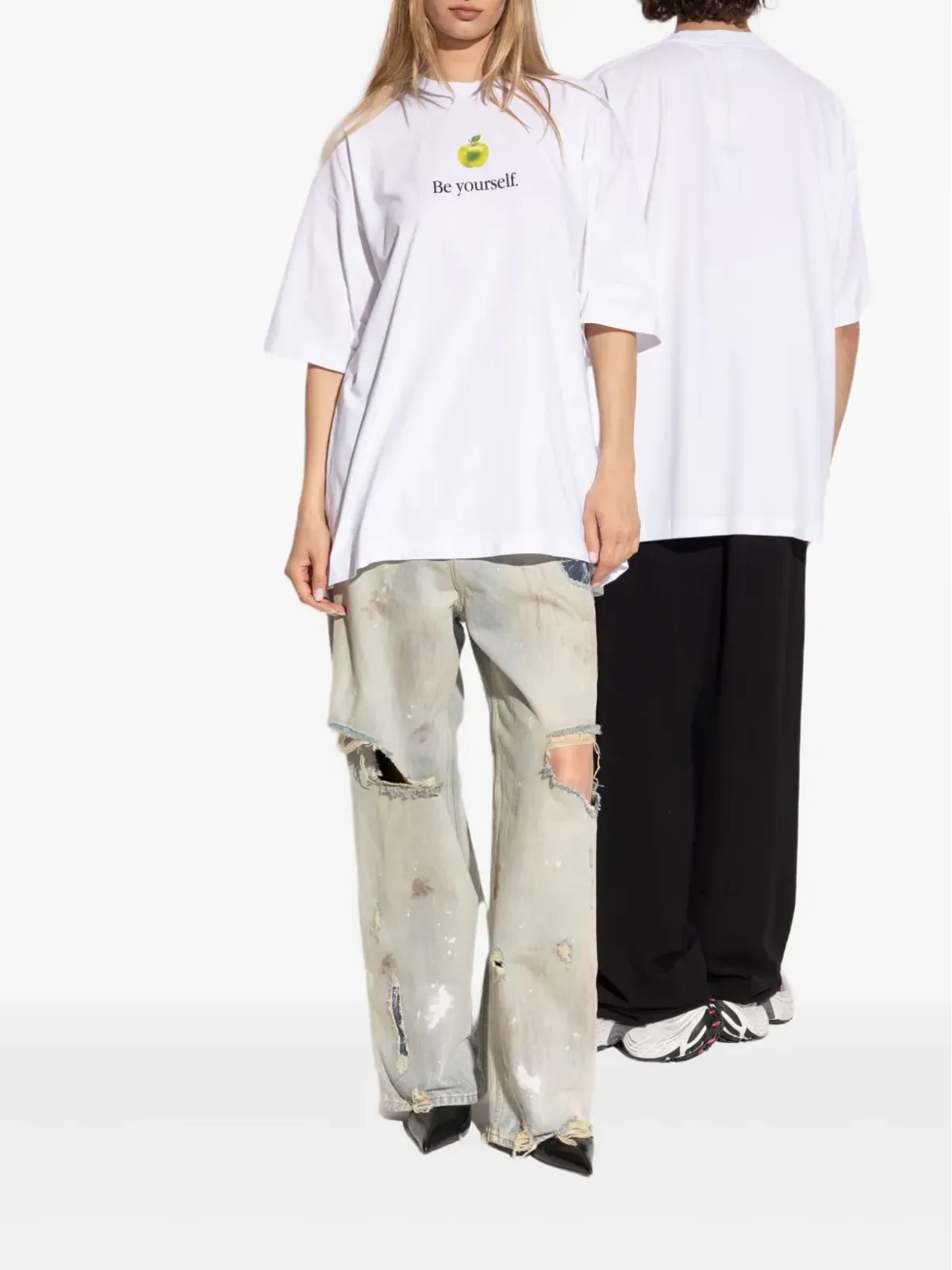 VETEMENTS アップルプリント Tシャツ - 画像2