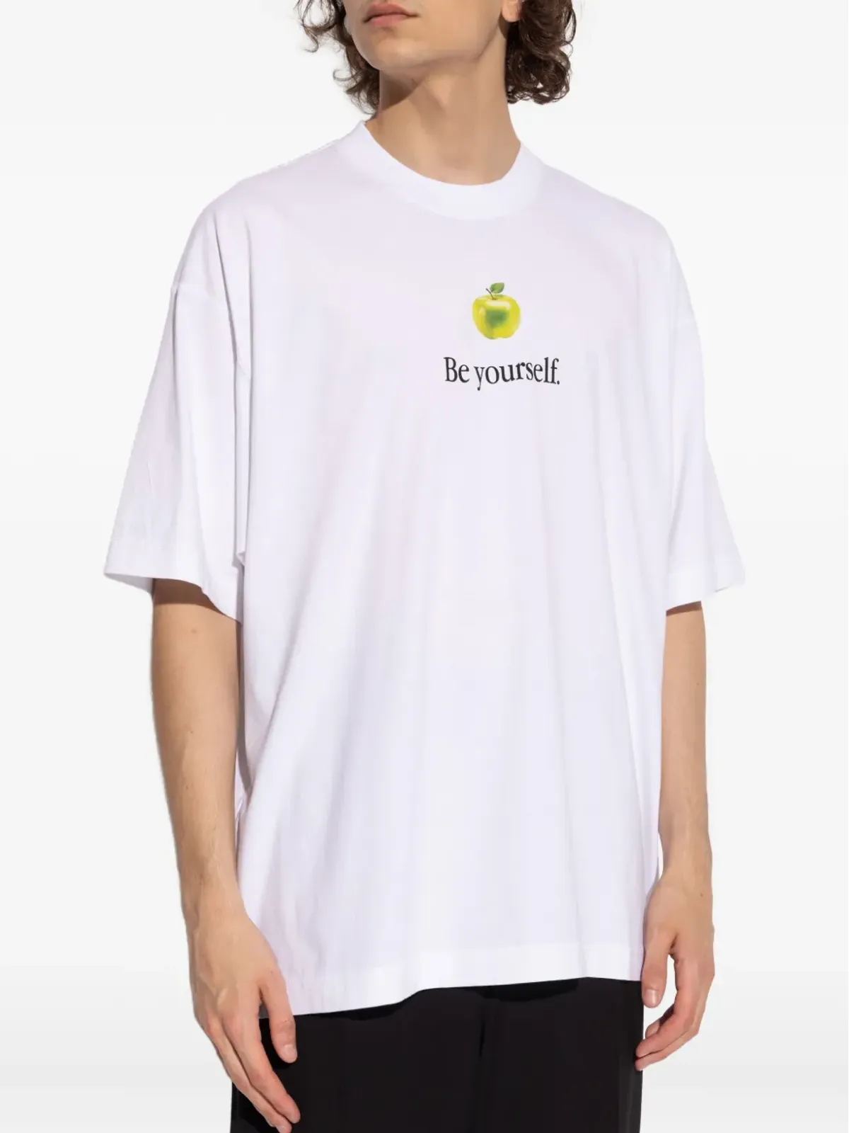 VETEMENTS アップルプリント Tシャツ - 画像3