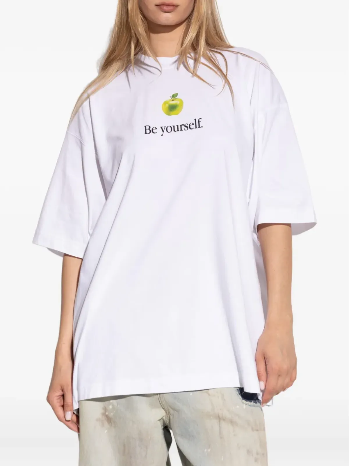 VETEMENTS アップルプリント Tシャツ - 画像4