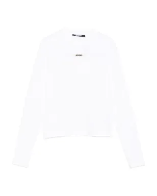 Jacquemus ロゴパッチ長袖Tシャツ - サムネイル1