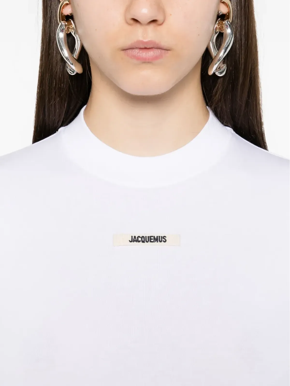 Jacquemus ロゴパッチ長袖Tシャツ - 画像5