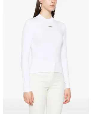 Jacquemus ロゴパッチ長袖Tシャツ - サムネイル3