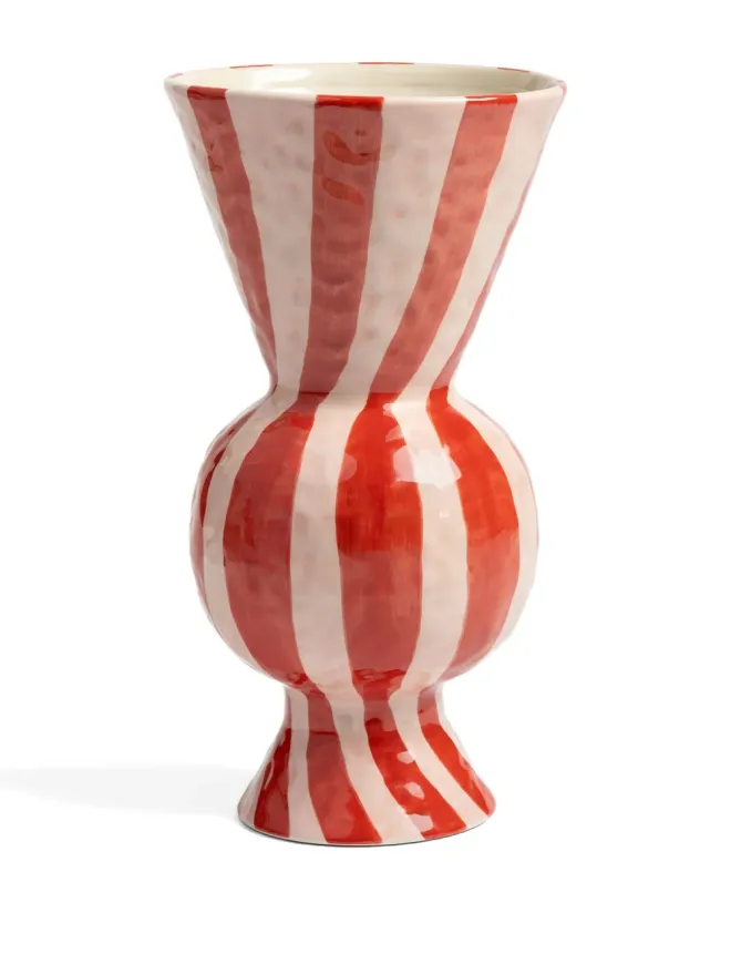 &k Amsterdam &k Amsterdam 菱形ストライプ花瓶の商品画像