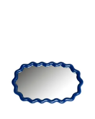 &k Amsterdam Zigzag wave mirror - Blue - サムネイル1