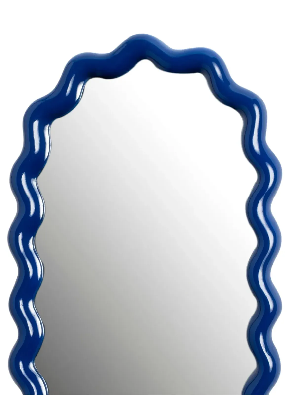 &k Amsterdam Zigzag wave mirror - Blue - 画像3