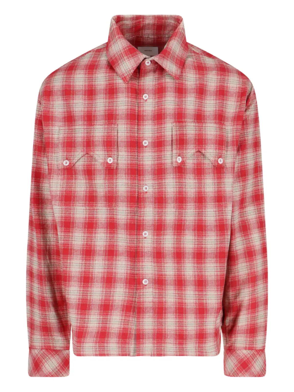 RHUDE チェックシャツ レッド - 画像1