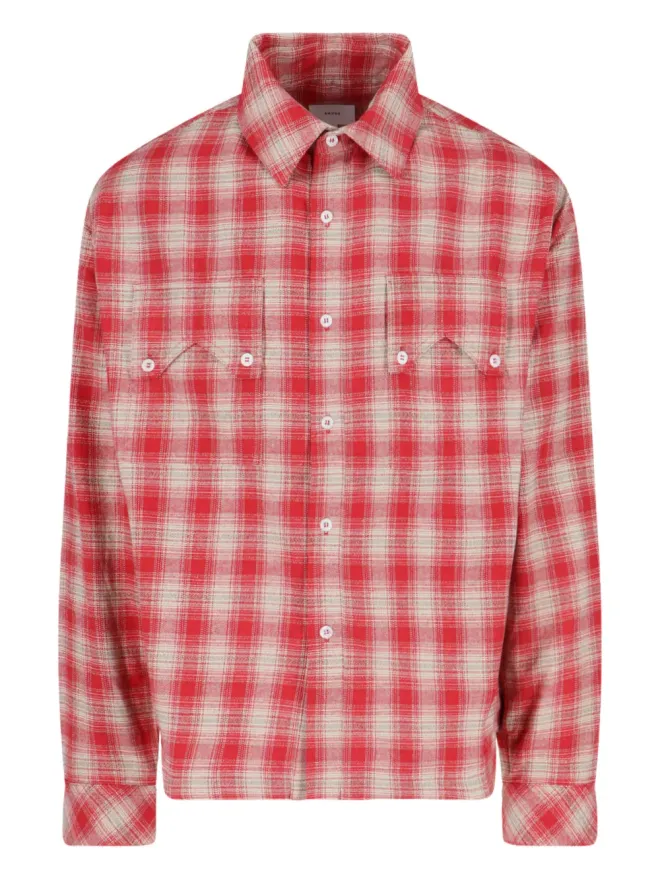 Rhude RHUDE チェックシャツ レッドの商品画像