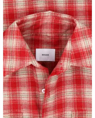 RHUDE チェックシャツ レッド - サムネイル3