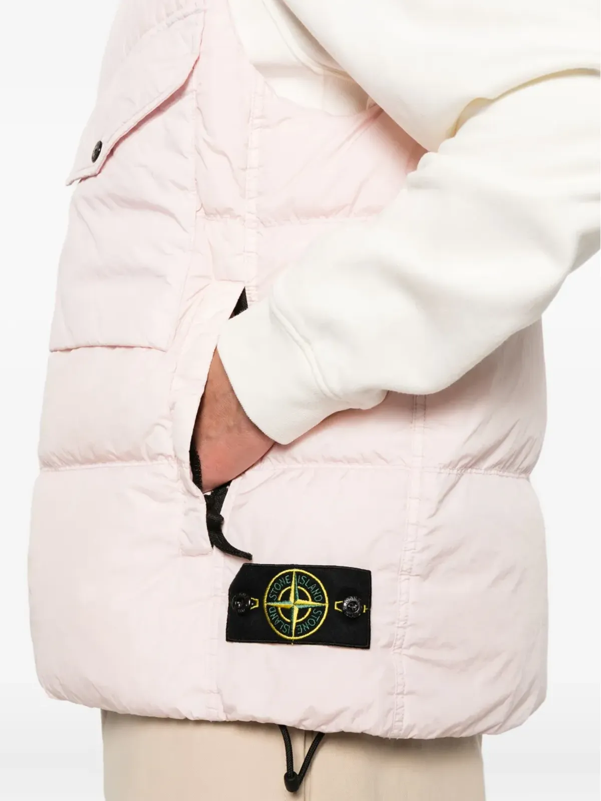 Stone Island コンパスモチーフ ベスト - 画像5