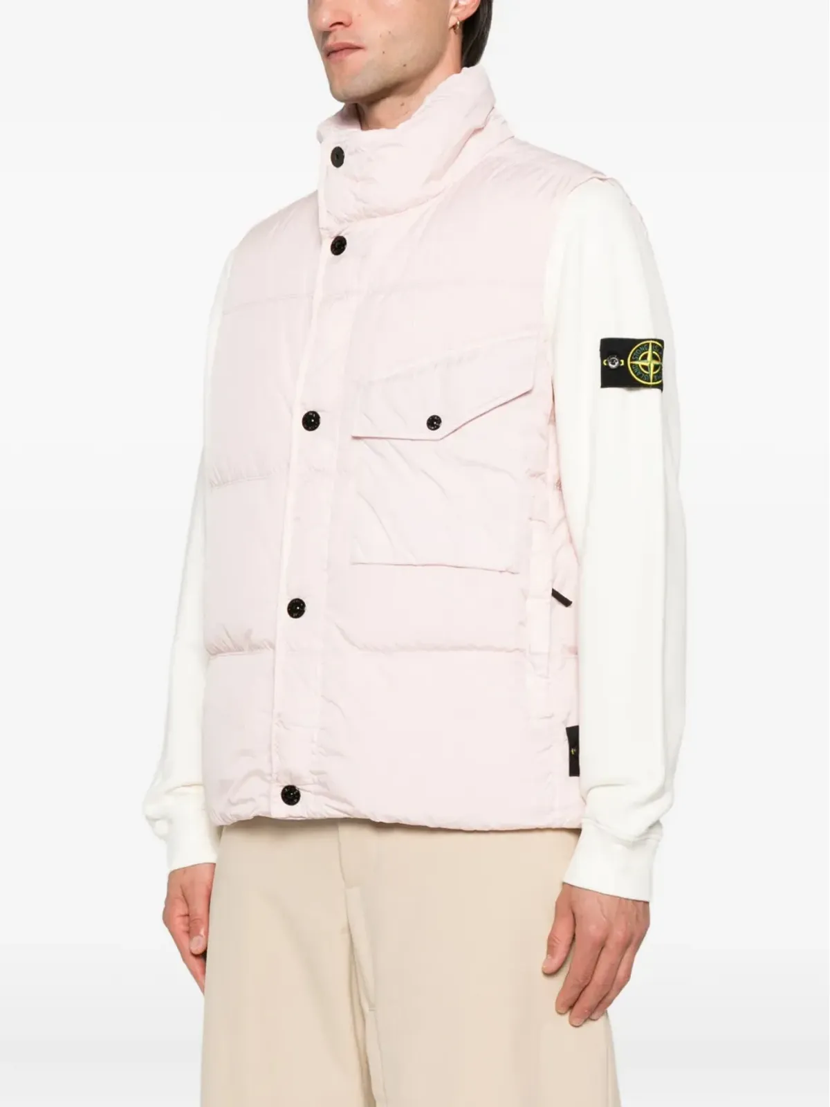 Stone Island コンパスモチーフ ベスト - 画像3