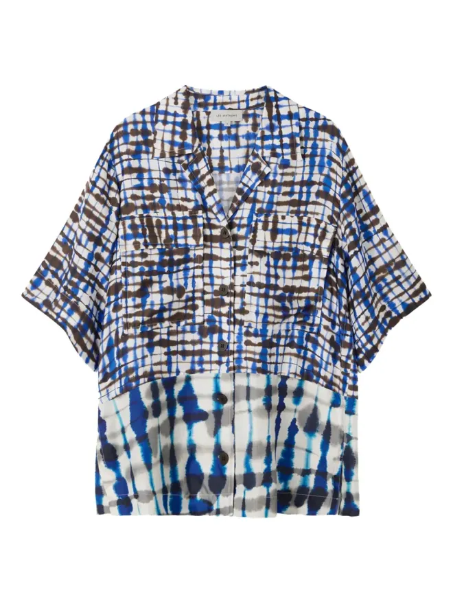 Lee Mathews Lee Mathews タイダイ柄シャツの商品画像