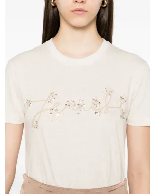 FENDI スパンコール装飾Tシャツ - サムネイル5