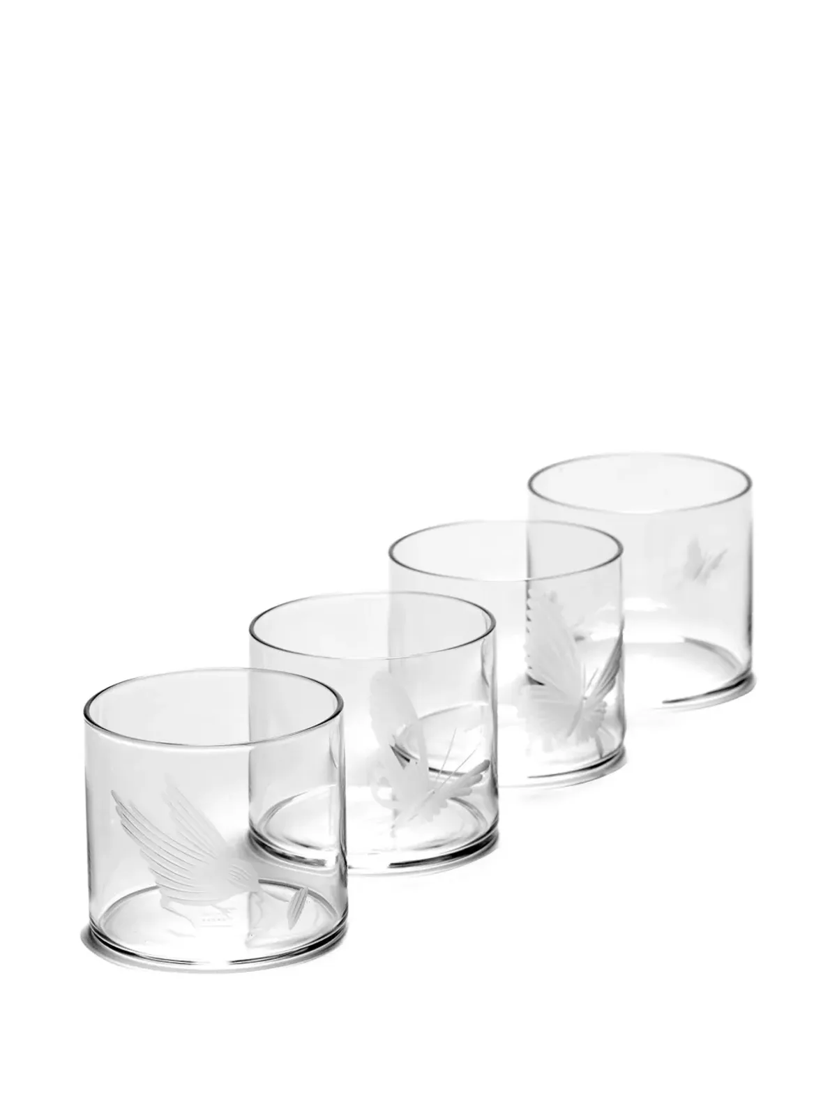 Serax x Tomorrowland butterfly-motif glass (set of four) - White - 画像2