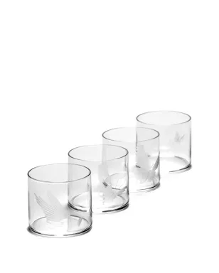 Serax x Tomorrowland butterfly-motif glass (set of four) - White - サムネイル2