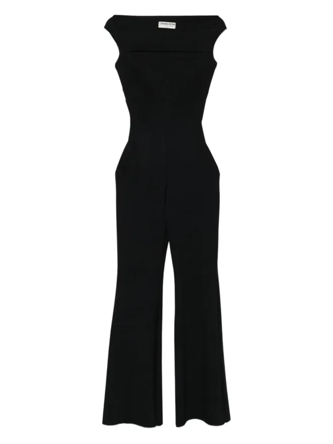 CHIARA BONI La Petite Robe CHIARA BONI La Petite Robe レベッカ オフショルダーフレアジャンプスーツの商品画像