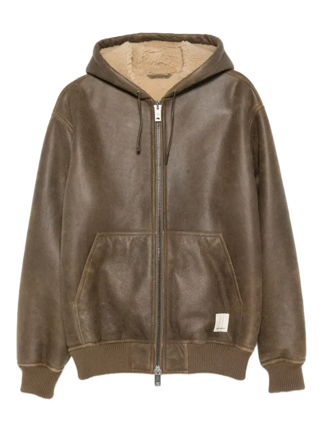 Emporio Armani Emporio Armani フード付きシアリングジャケットの商品画像