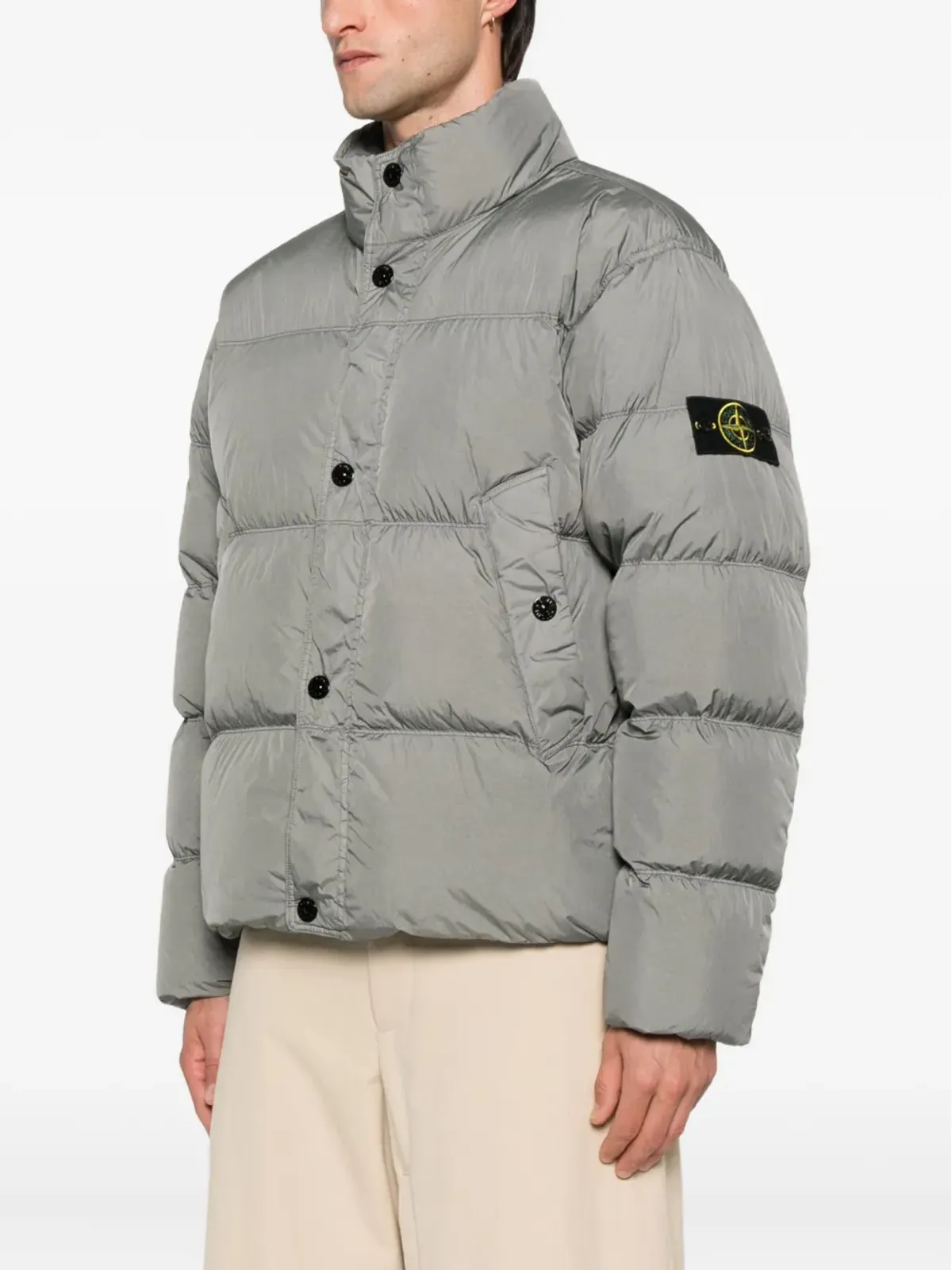 Stone Island パッド入りスタンドカラー ジャケット - 画像3