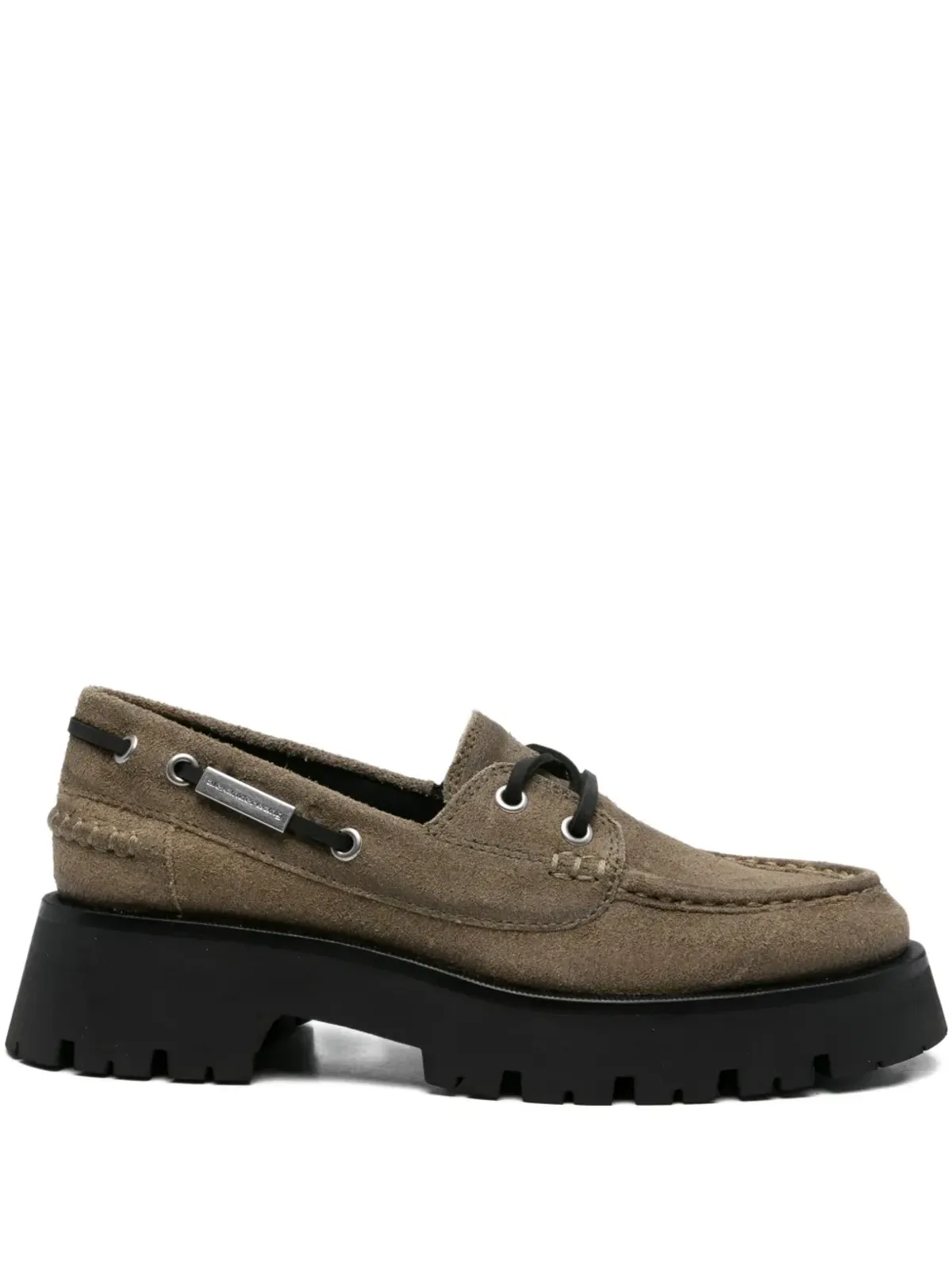 Alexander Wang Carson プラットフォーム ボートシューズ - グリーン - 画像1