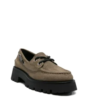 Alexander Wang Carson プラットフォーム ボートシューズ - グリーン - サムネイル2