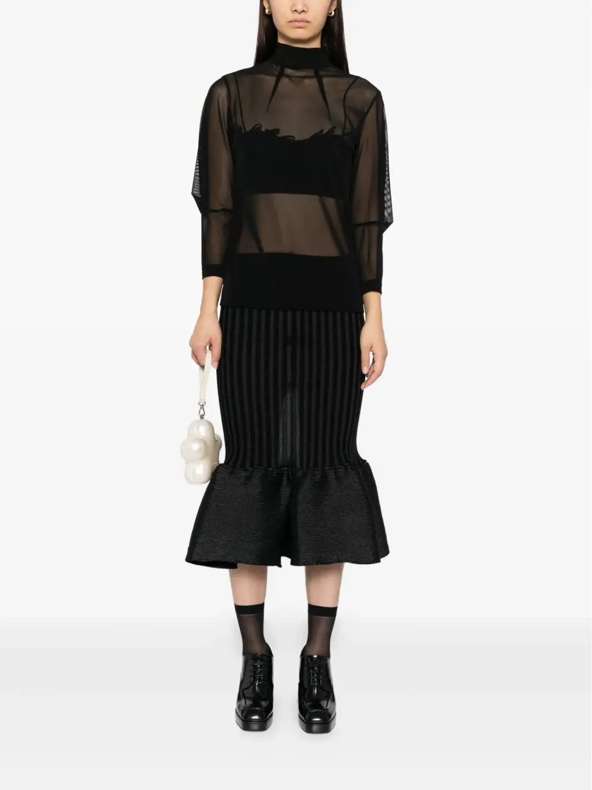 Noir Kei Ninomiya メッシュトップ - 画像2