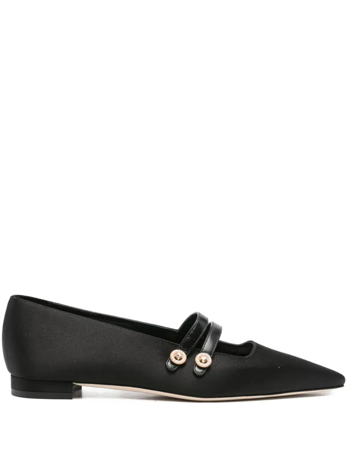 Manolo Blahnik Polmana ポインテッドトゥ バレエフラット - 画像1