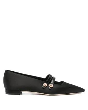 Manolo Blahnik Polmana ポインテッドトゥ バレエフラット - サムネイル1