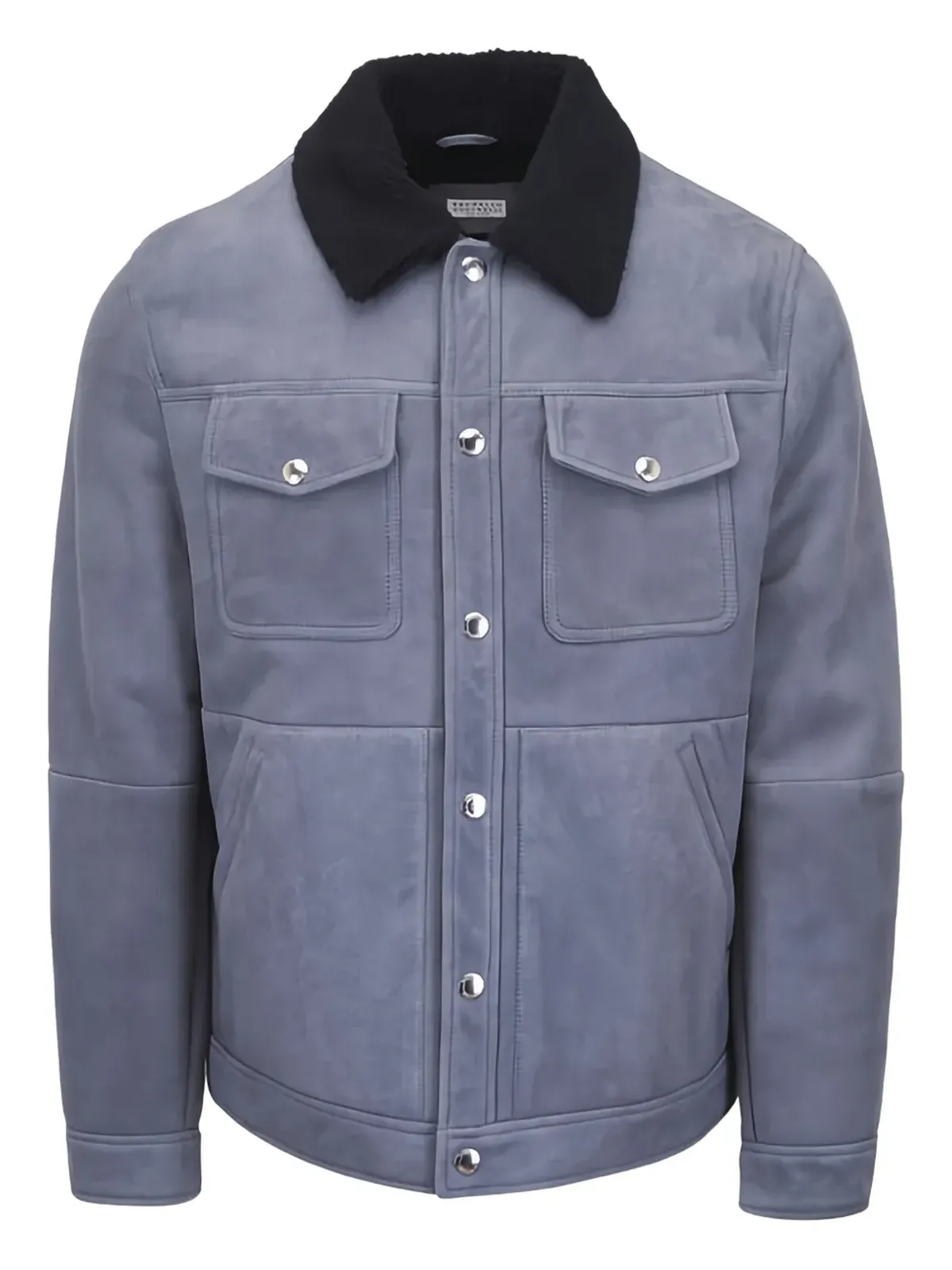 Brunello Cucinelli シアリングカラー ジャケット - 画像1