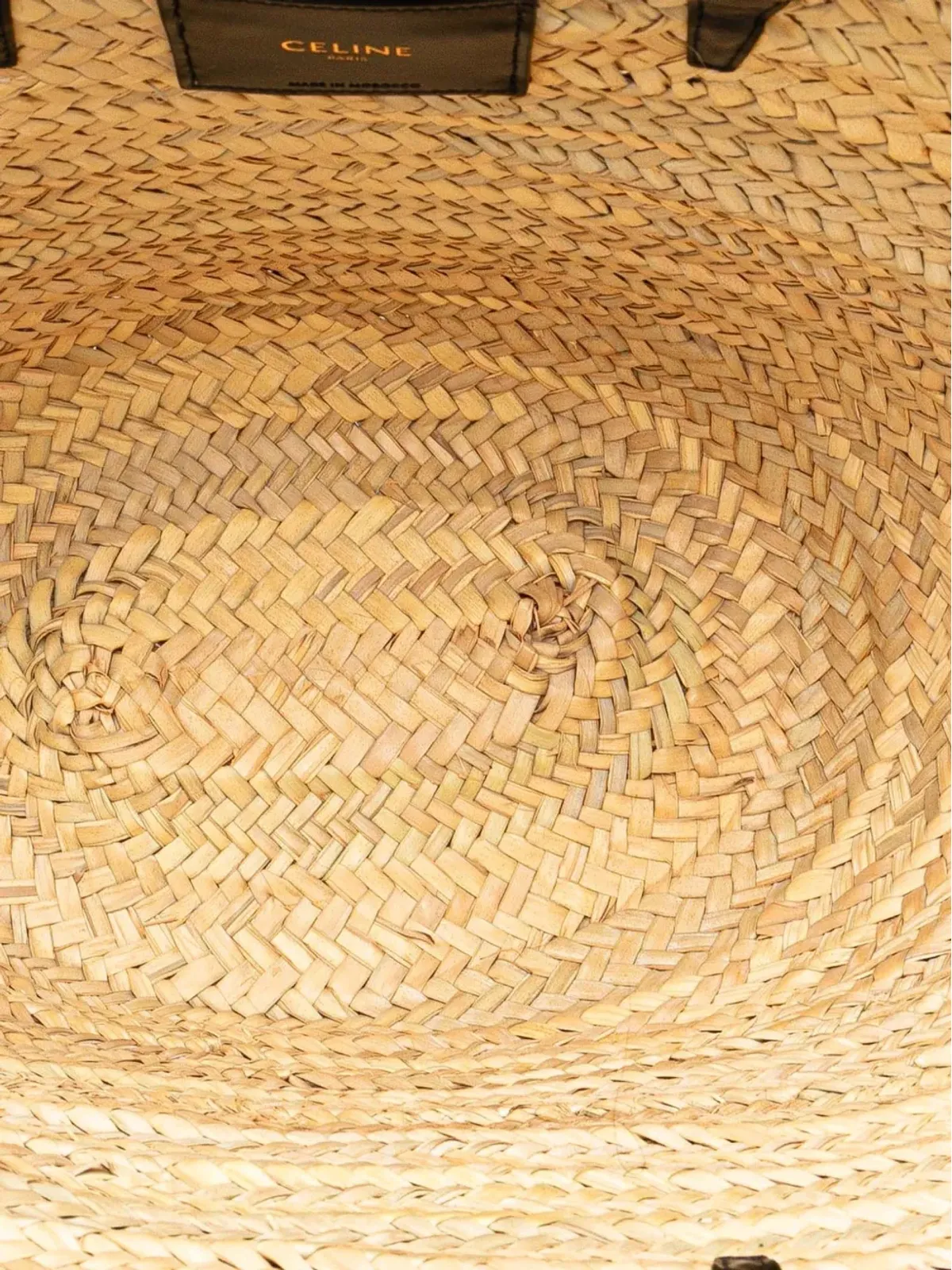 Celine Pre-Owned 2020 Raffia Classic Panier tote bag - Brown - 画像5